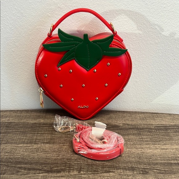 ALDO | Strawberry Mini Bag w/ Crossbody Strap - Picture 3 of 11